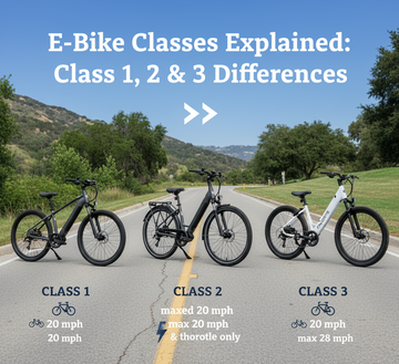 E-Bike Classes Explained: Class 1, 2 & 3 Differences