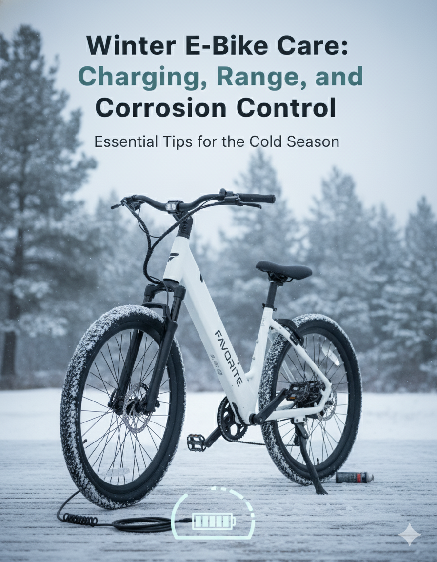 Winter E-Bike Care: Charging, Range, and Corrosion Control