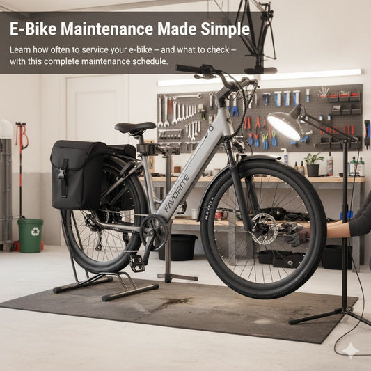 E-Bike Maintenance Schedule: How Often to Service and What to Check