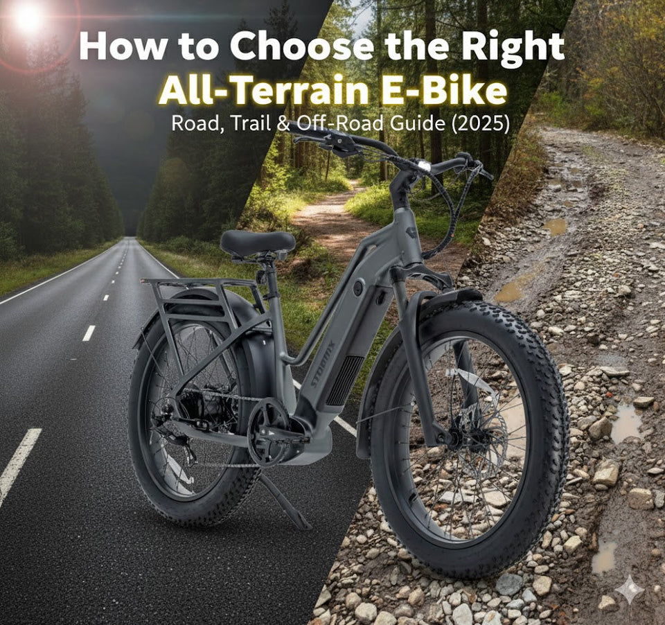 How to Choose the Right All-Terrain E-Bike: Road, Trail & Off-Road Guide (2025)