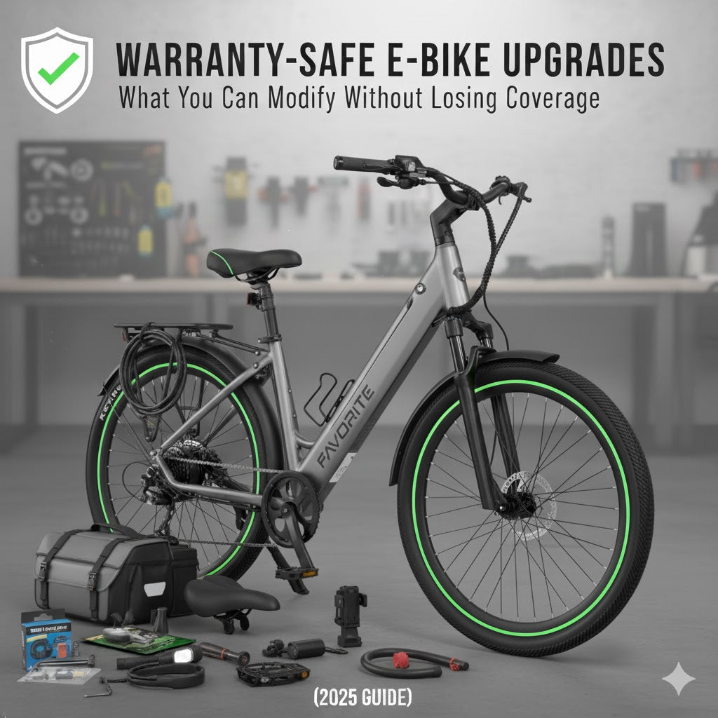 Warranty-Safe E-Bike Upgrades (2025 Guide) ：What You Can Modify Without Losing Coverage