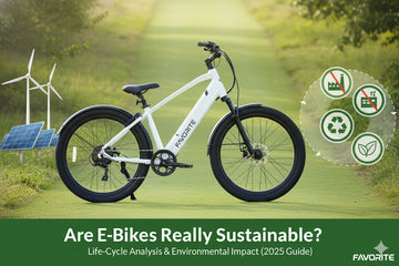 Are E-Bikes Really Sustainable? 2025 Life-Cycle & Impact Guide
