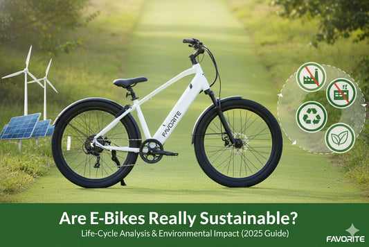 Are E-Bikes Really Sustainable? 2025 Life-Cycle & Impact Guide