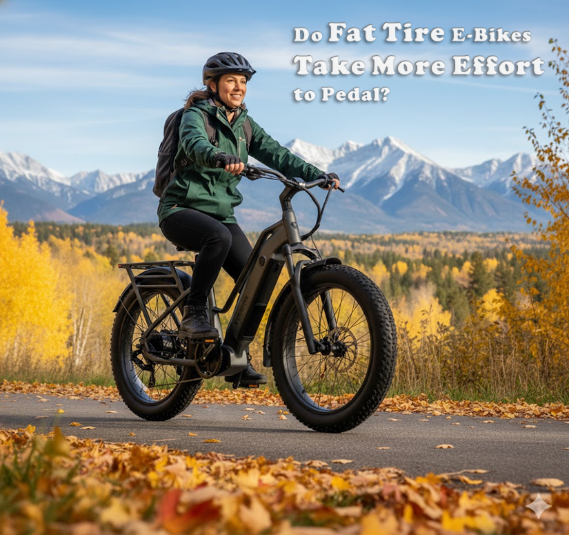 Do Fat Tire E-Bikes Take More Effort to Pedal? The Truth Behind the Tires