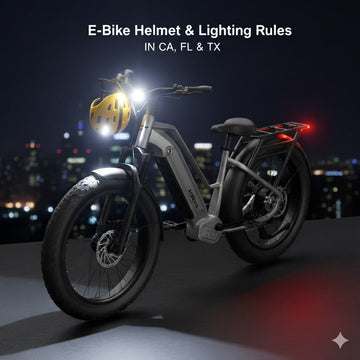 E-Bike Helmet & Lighting Rules Explained for California, Florida & Texas
