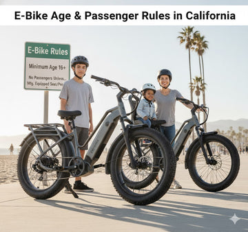 E-Bike Age & Passenger Rules in California