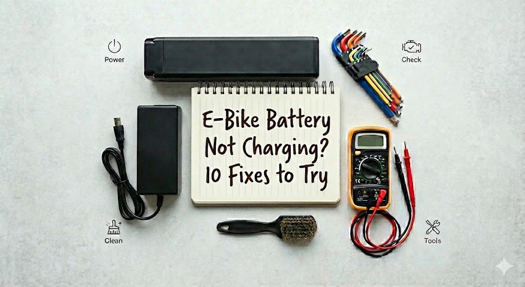E-Bike Battery Won’t Charge? 10 Troubleshooting Steps Before Buying a New One