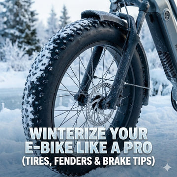 How to Winterize Your E-Bike: Cold-Weather Tires, Fenders & Brake Tips