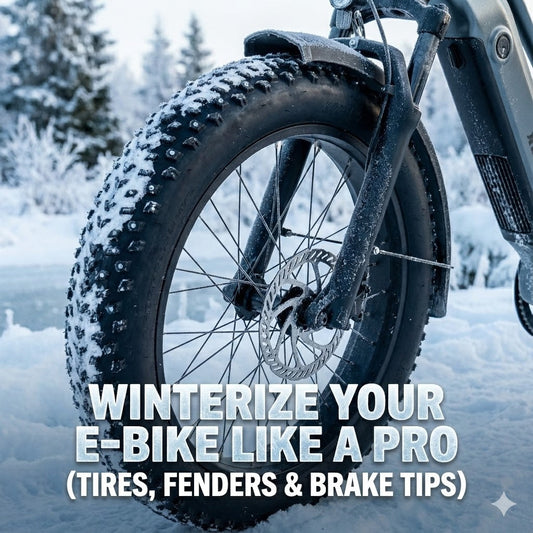 How to Winterize Your E-Bike: Cold-Weather Tires, Fenders & Brake Tips