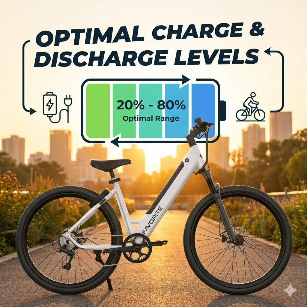 Optimal Charge & Discharge Levels for Daily E-Bike Riders : Battery Health Guide (2025)