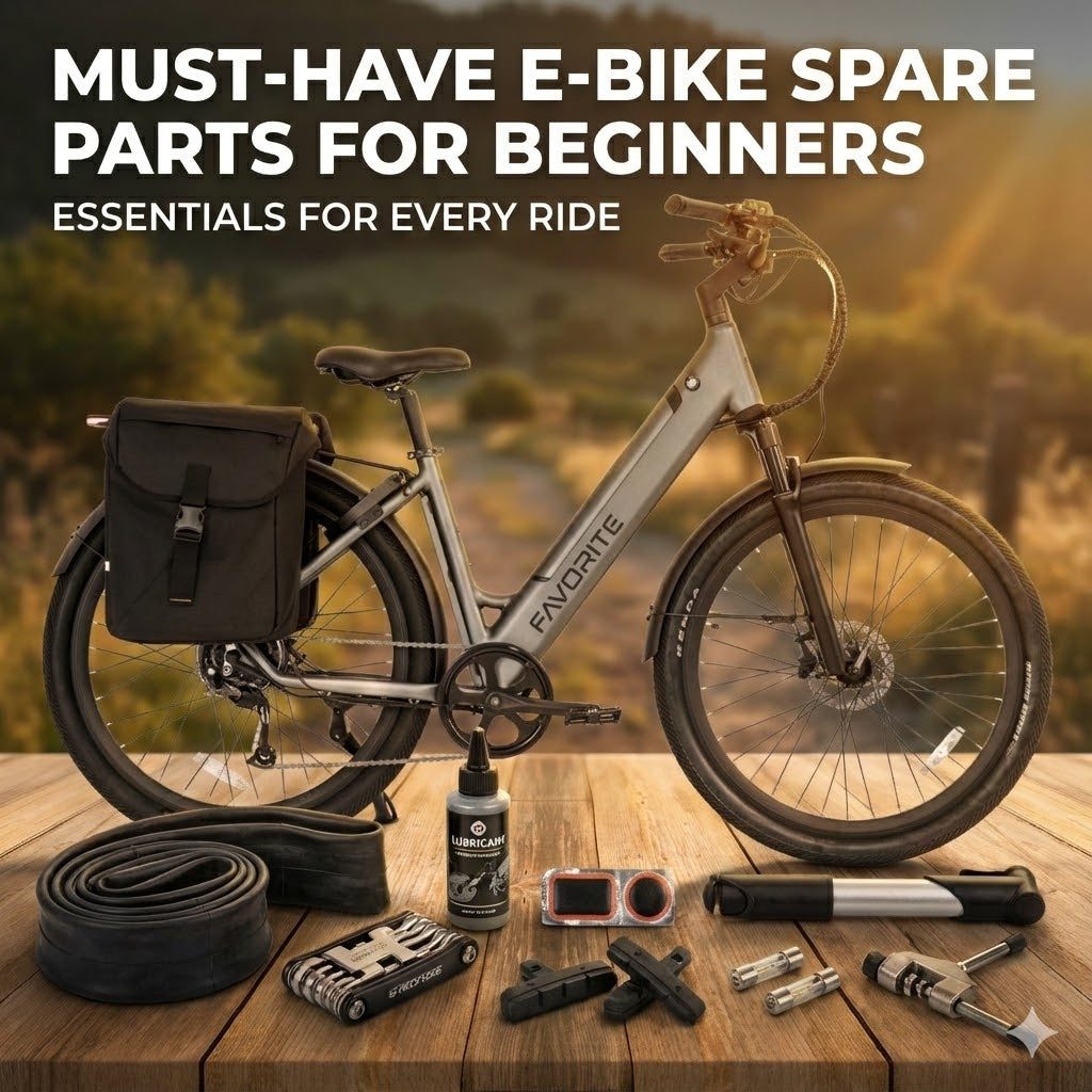 Must-Have E-Bike Spare Parts for Beginners