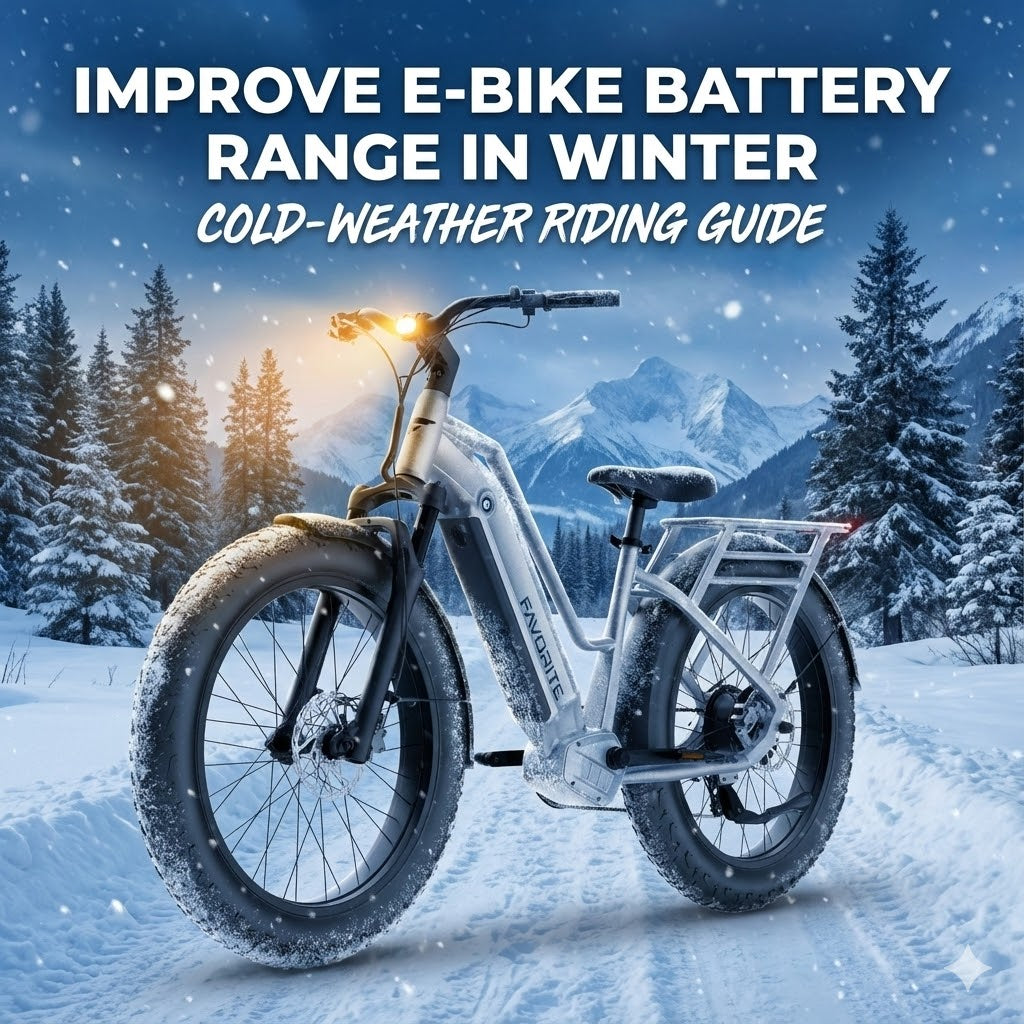 Improve E-Bike Battery Range in Winter: Cold-Weather Riding Guide