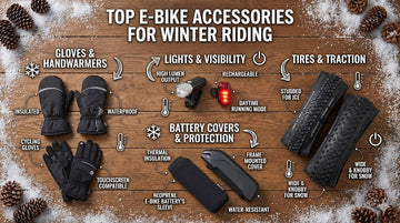 Top E-Bike Accessories for Winter Riding (2025 Cold-Weather Guide)