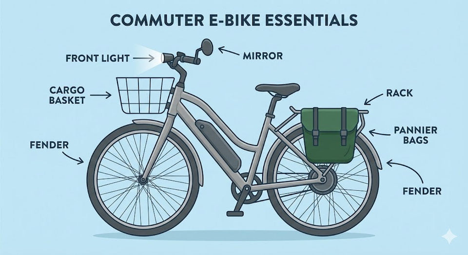 Best E-Bike Accessories for Commuters (2025 Guide)