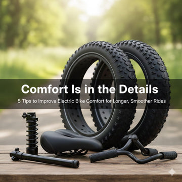 5 Tips to Improve Electric Bike Comfort for Longer, Smoother Rides