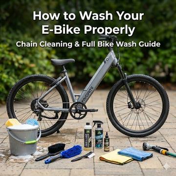 How to Wash Your E-Bike Properly: Chain Cleaning & Full Bike Wash Guide