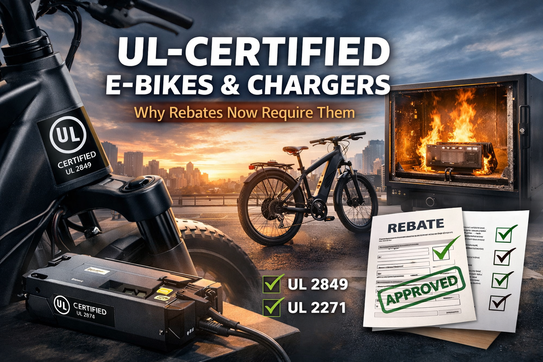 UL-Certified E-Bikes & Chargers: Why Rebates Now Require Them
