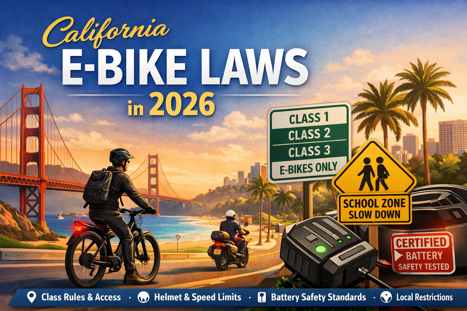 California E-Bike Laws 2026: Complete Guide to Rules, Classes & Regulations