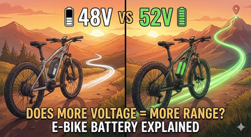 Does 52V Give More Range Than 48V? E-Bike Battery Voltage Explained