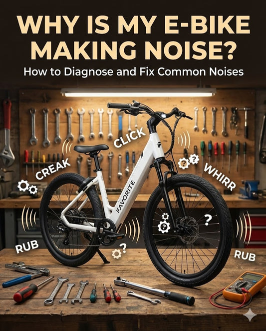 Why Is My E-Bike Making Noise? How to Diagnose and Fix Common Noises