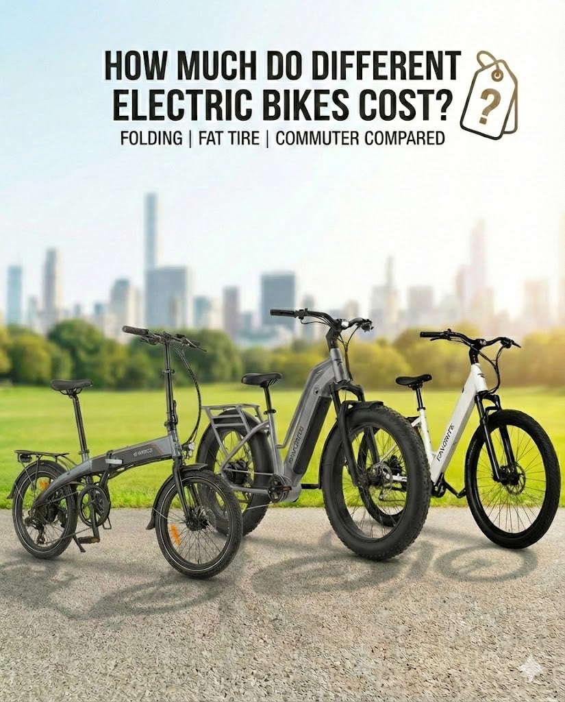 How Much Do Different Electric Bikes Cost? Folding, Fat Tire & Commuter Compared
