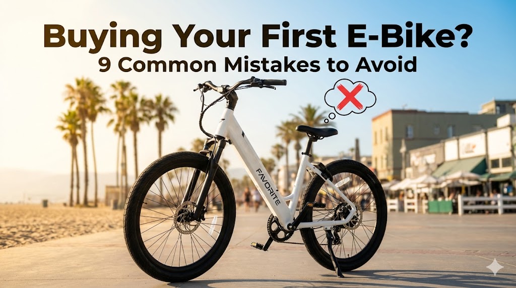Buying Your First E-Bike: 9 Common Mistakes to Avoid