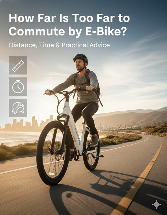 How Far Is Too Far to Commute by E-Bike? Distance, Time & Practical Advice
