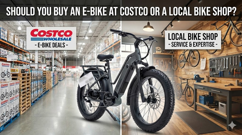 Should You Buy an E-Bike at Costco or a Local Bike Shop?