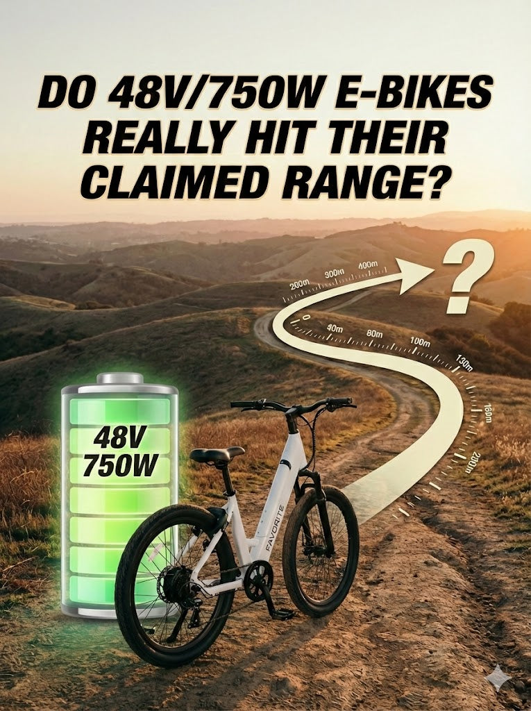 Do 48V/750W E-Bikes Really Hit Their Claimed Range?