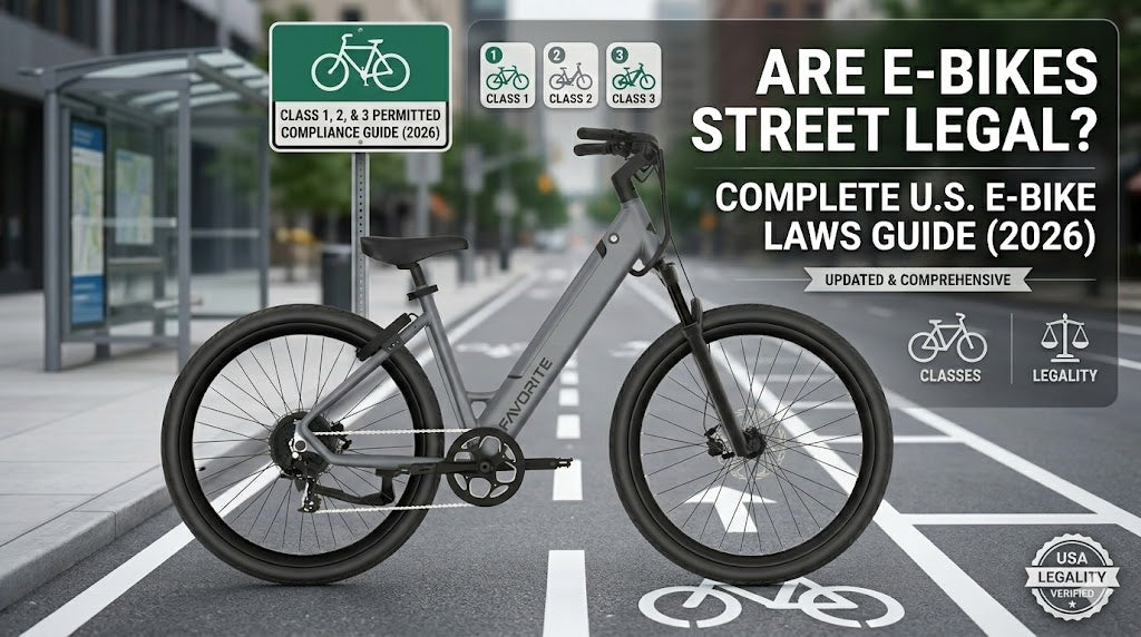 Are E-Bikes Street Legal? Complete U.S. E-Bike Laws Guide (2026)