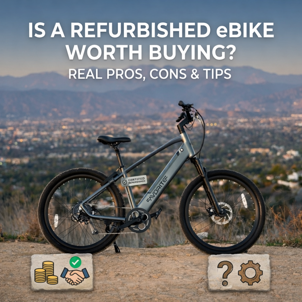 Used vs. Refurbished Electric Bikes: What to Know Before You Buy