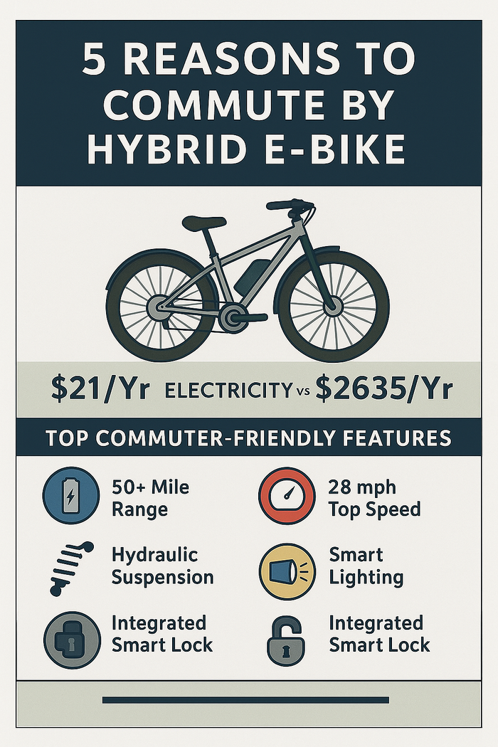 5 Reasons Hybrid Electric Bikes Are Best for Commuting Favoritebikes