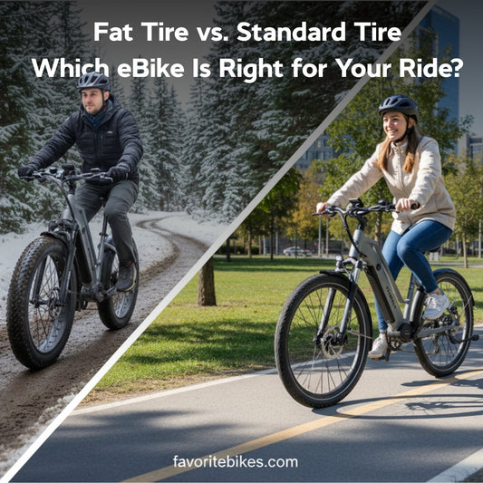 Fat Tire vs. Standard Tire Which eBike Is Right for Your Ride?