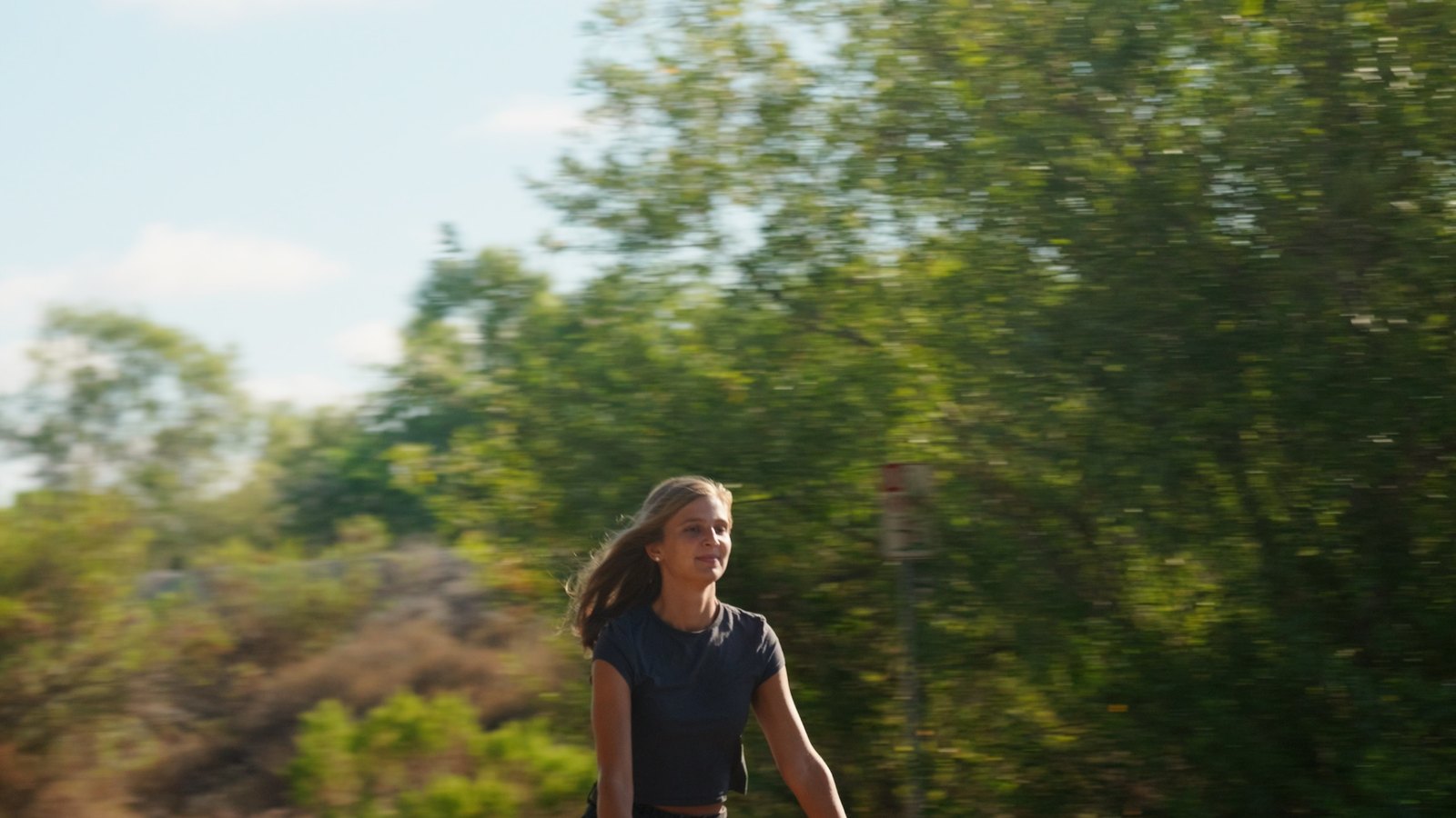 FavoriteBikes rider enjoying a weekend e-bike ride on an open road.