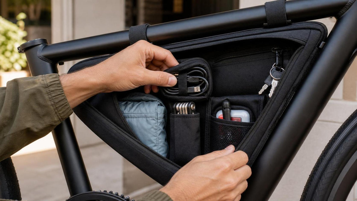 E-Bike Frame Bag Packing Tips for Everyday Essentials