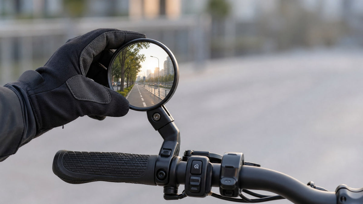 E-Bike Mirror Adjustment Tips for Safer Daily Riding