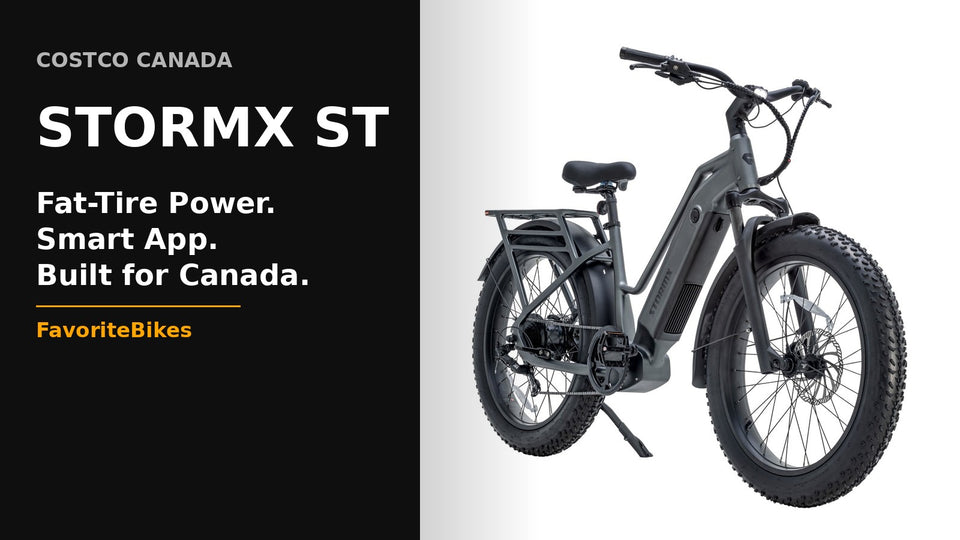 FavoriteBikes StormX ST fat tire ebike at Costco Canada