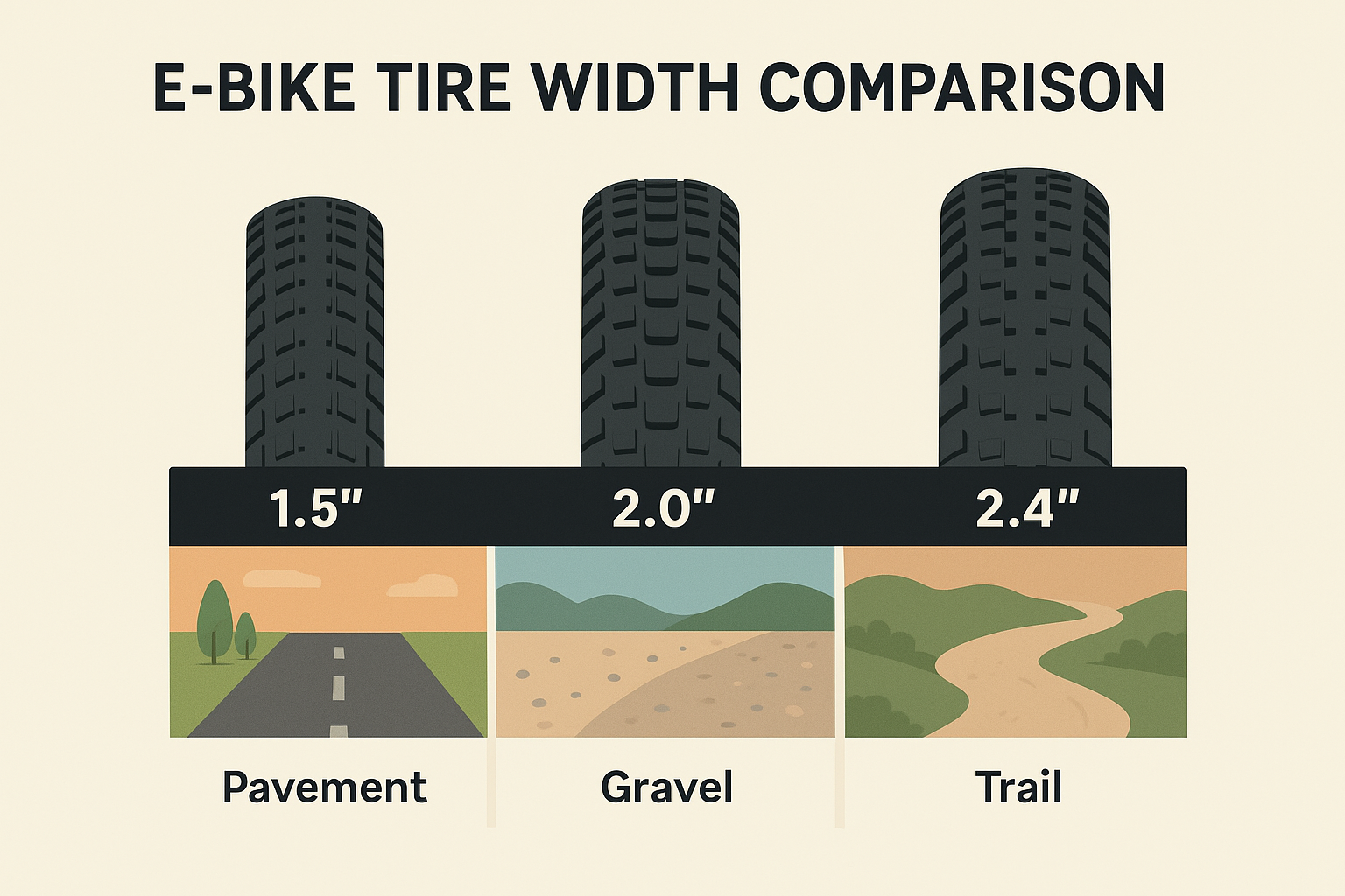 How to Choose the Right Tires for Your E-Bike