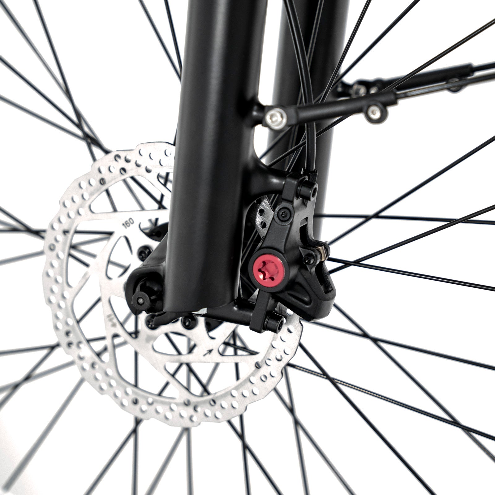 Hybrid CSC hydraulic disc brake rotor and caliper