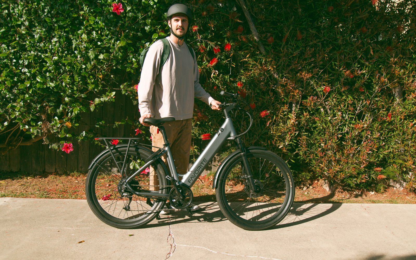Favorite Hybrid commuter e-bike in full side profile