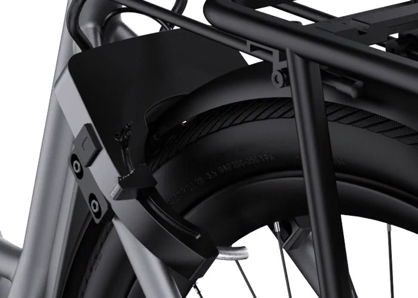 Hybrid CSC motorized rear-wheel Intelligent Lock